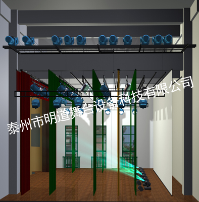 舞臺機械布局圖 舞臺機械布局圖